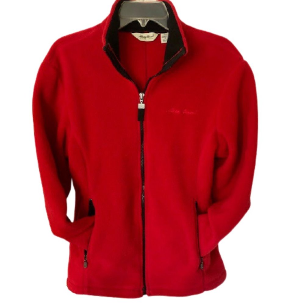 Eddie Bauer Full Zip Polartec Fleece - Red - MP